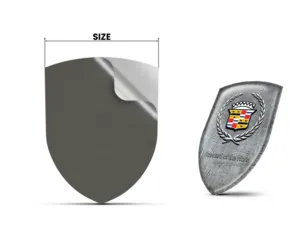 Cadillac Emblème Bombé Premium Stickers Élégants 
